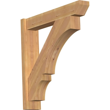Ekena Millwork Balboa Slat Smooth Outlooker, Western Red Cedar, 5 1/2"W x 28"D x 28"H OUT06X28X28BOA06SWR